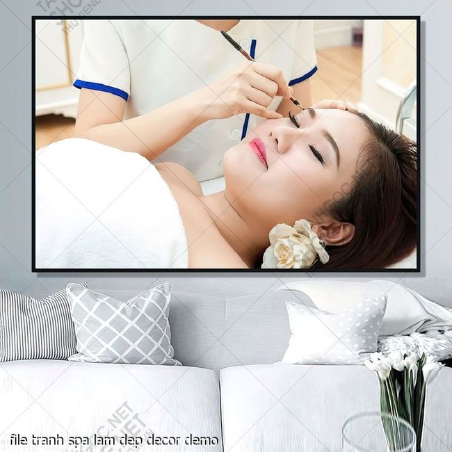 file tranh spa lam dep decor